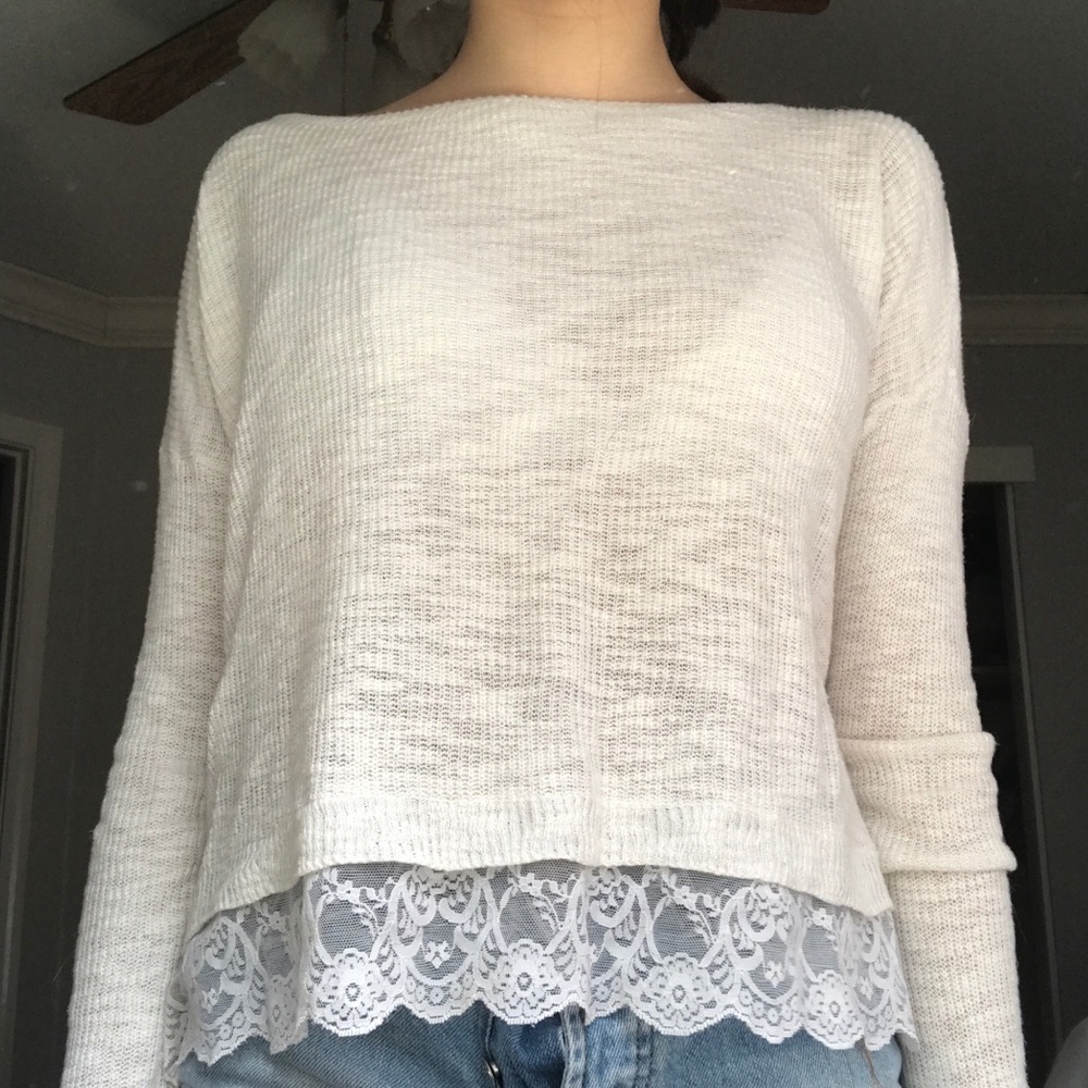 White Hollister  long sleeve